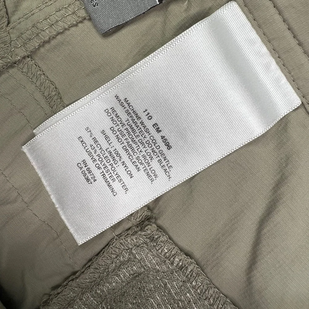 Columbia Titanium Cargo Shorts Mens XXL Tan Solid Omni-Dry Ripstop Hiking Belted